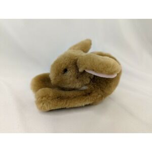 Rabbit Finger Puppet Plush 5 Inch Brown Gibson Greetings 1998 Stuffed Animal